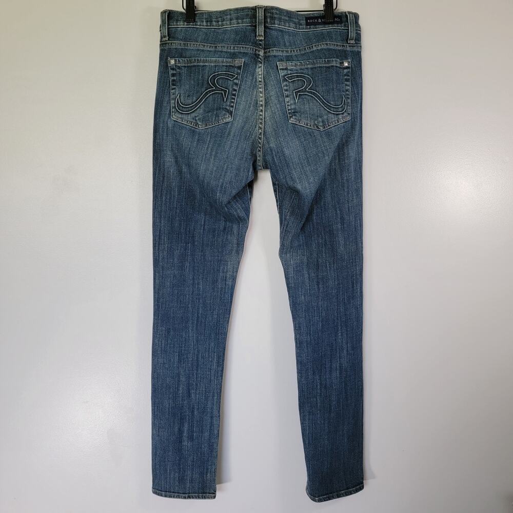 Rock & Republic Berlin Jeans Womens Sz 10 (32 x 30) Slim Rocker Cowgirl Country